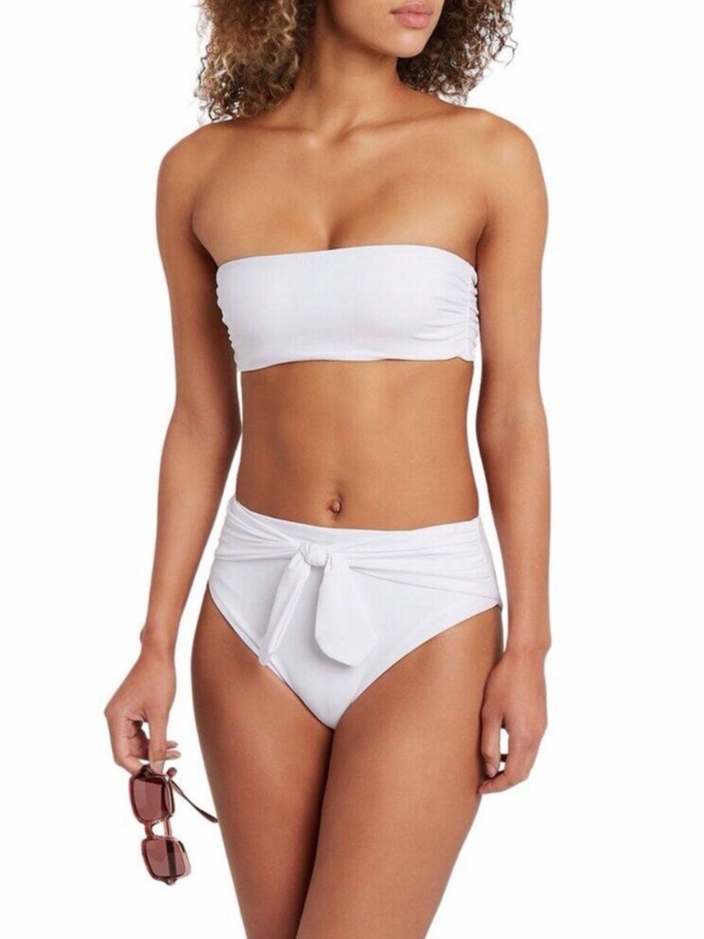 VERONICA BEARD Catarina Strapless Bandeau Bikini Top